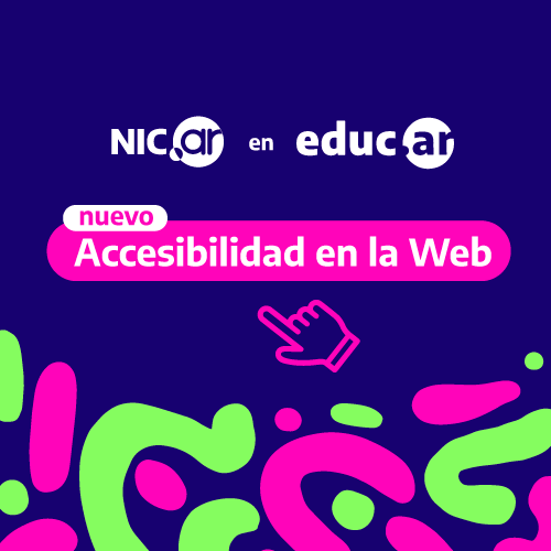 NICar en EDUCAR. Nuevo Accesibilidad en la web.